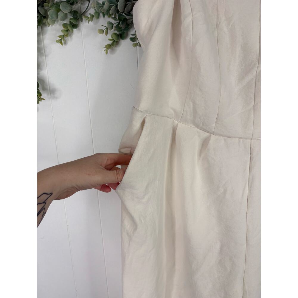 ‼️3/$30‼️ NWT A New Day Cream Strapless Wide Leg Jumpsuit Plus XXL - Picture 5 of 10